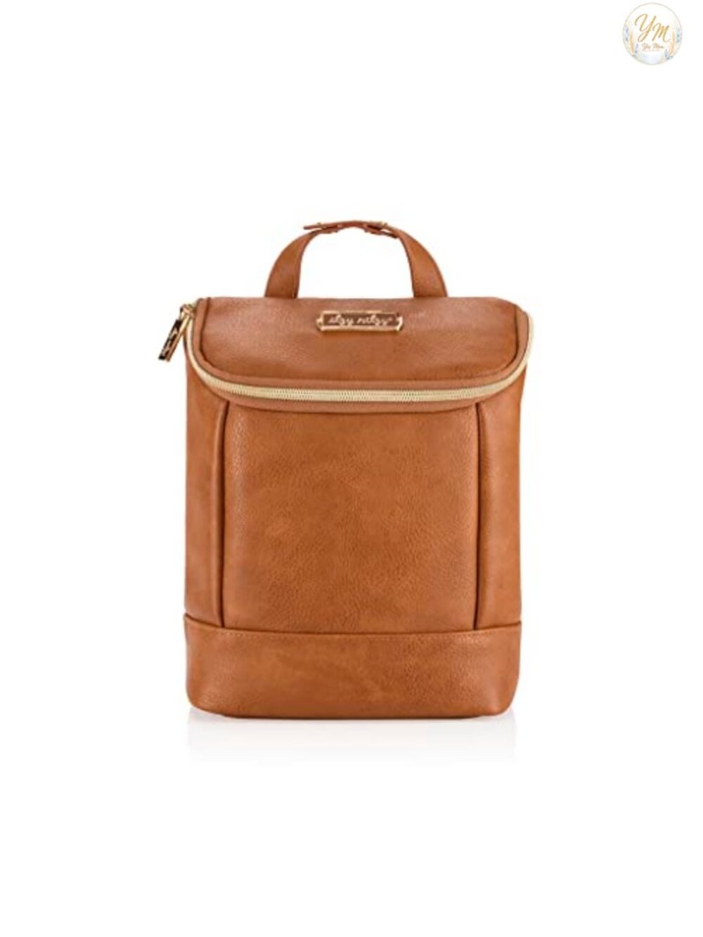 Insulated Bottle Bag Holds 3 Bottles Faux Leather Travel Organizer
